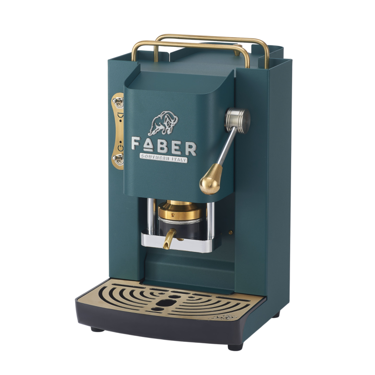 Faber - Pro Deluxe 3.0 - British Green, Messing - Kaffeemaschine